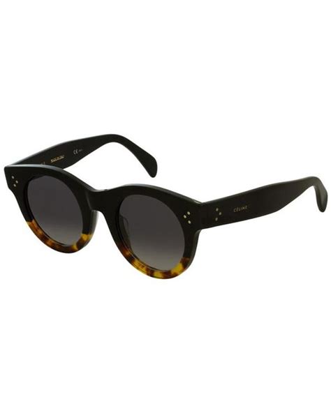 celine celine unisex cl 41440 f s 48mm|CELINE Acetate Sunglasses CL 41440/F/S Havana.